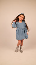 Denim Bow Dress