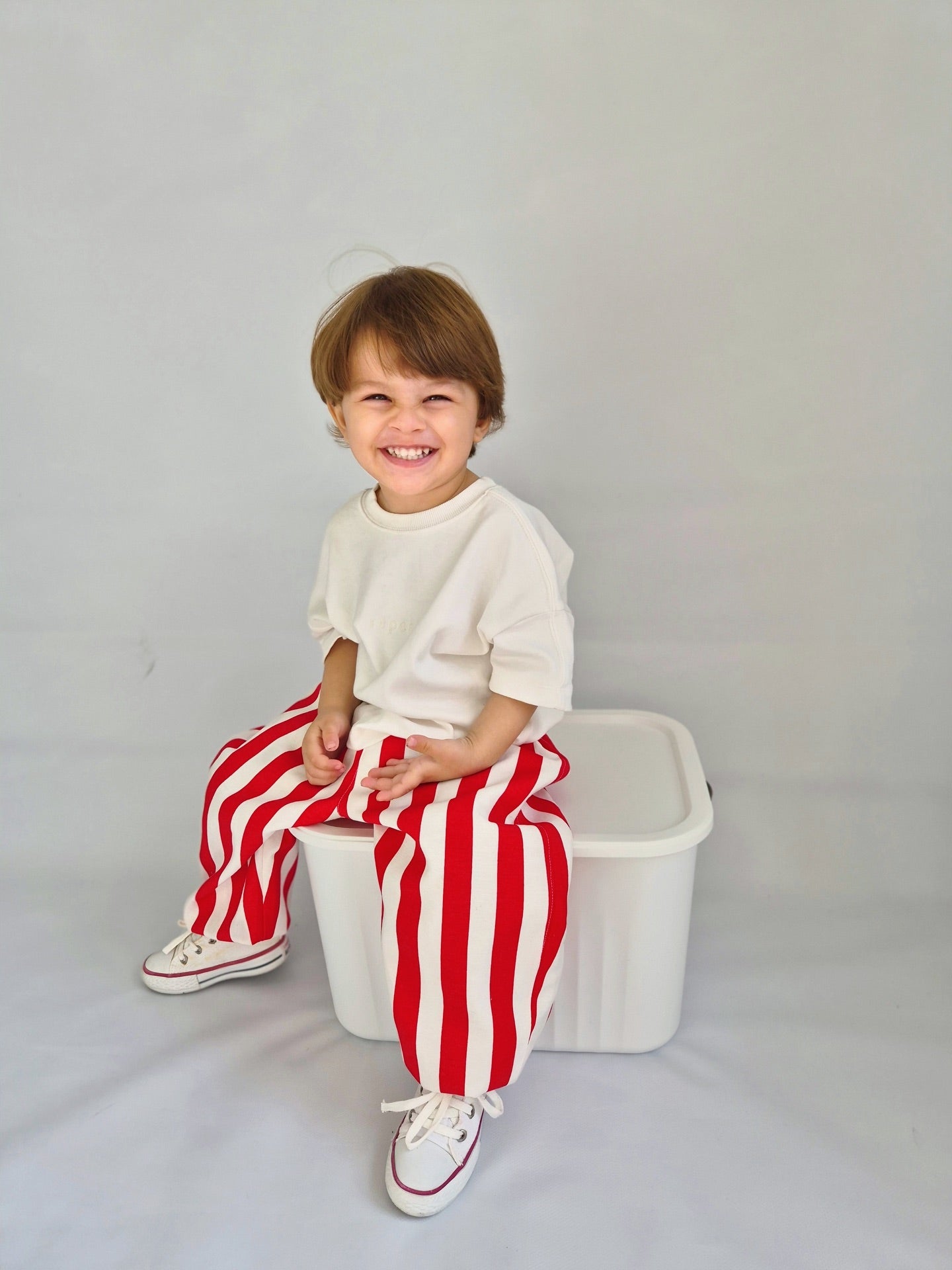 Red Stripe Pants