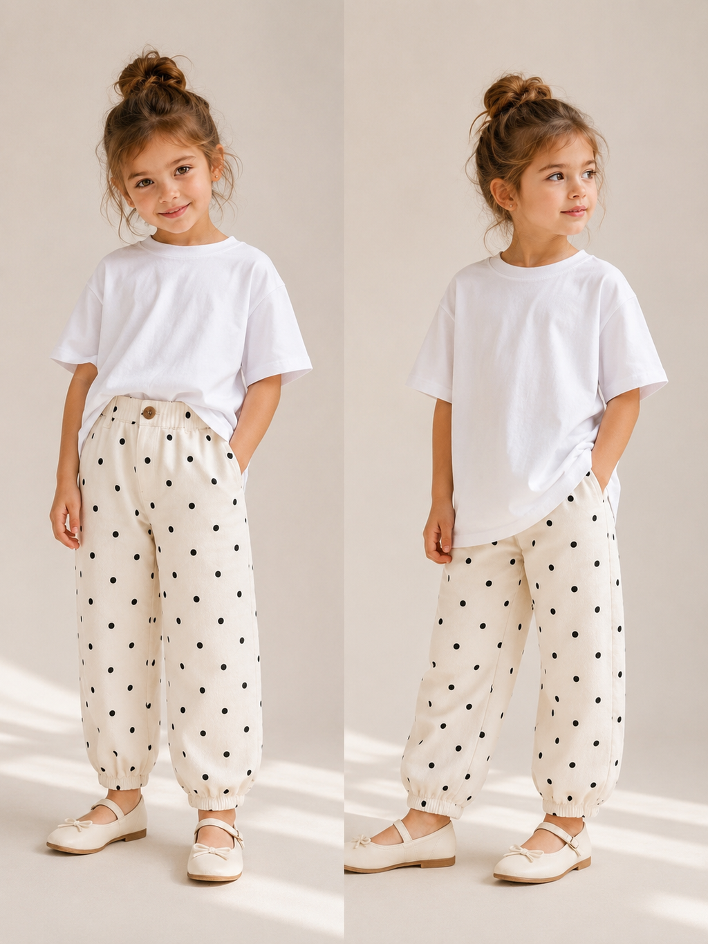 Polka Dot Balloon Jeans