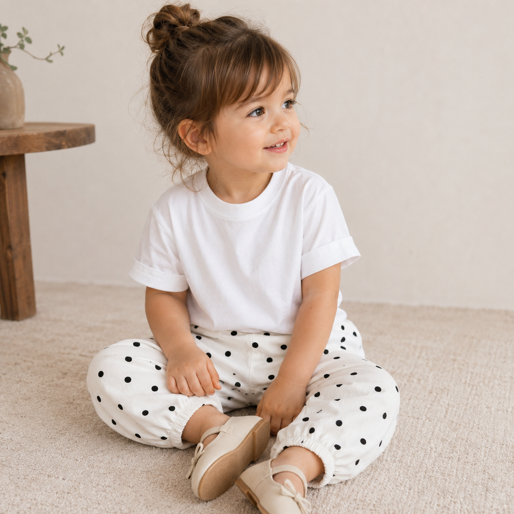 Polka Dot Balloon Jeans