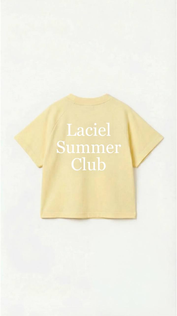 Summer Club yellow T-shirt