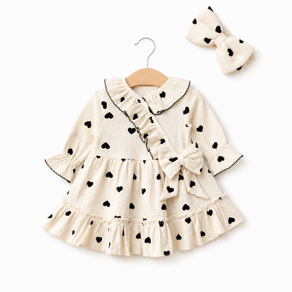 Heart Ruffle Dress