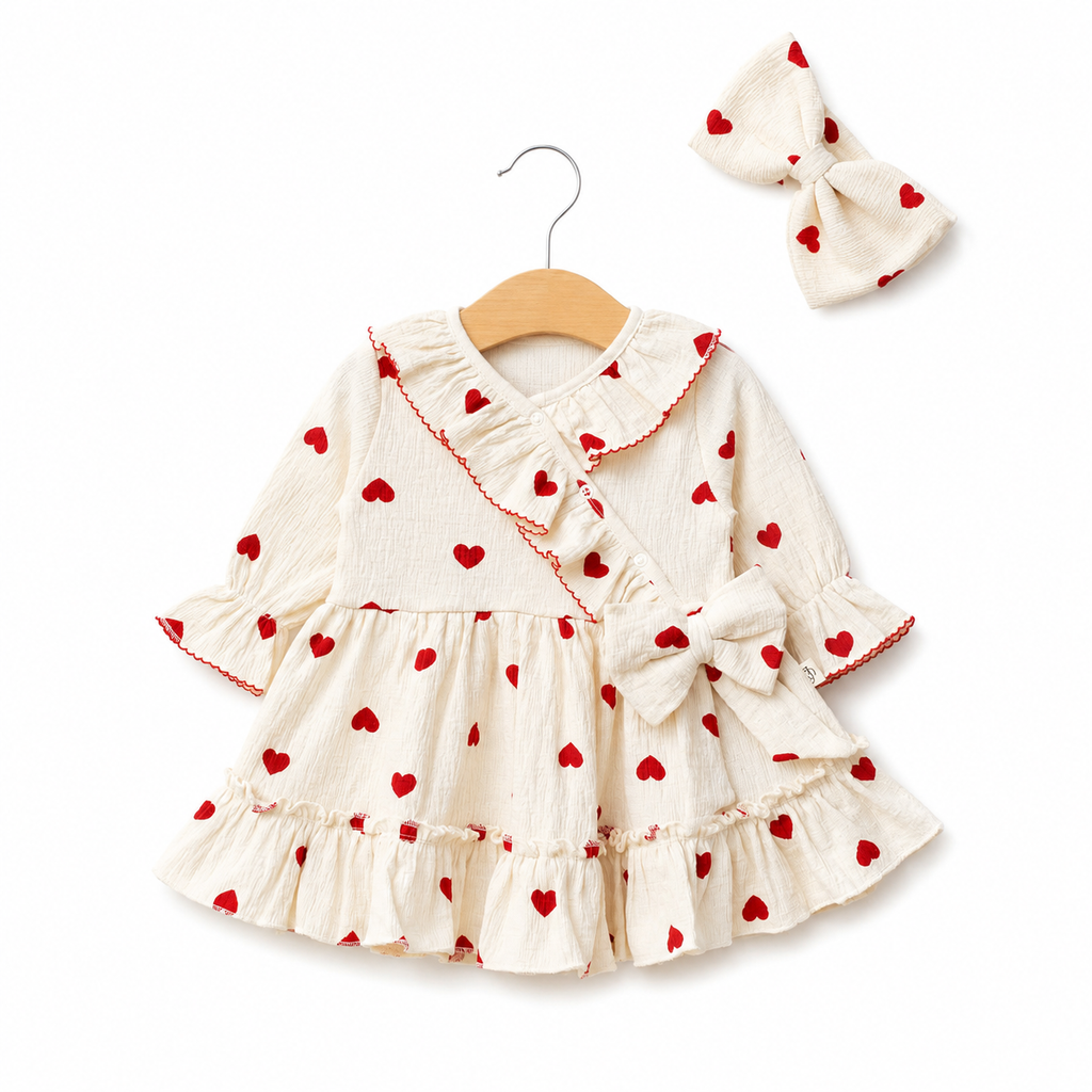 Heart Ruffle Dress