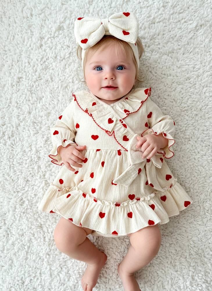 Heart Ruffle Dress