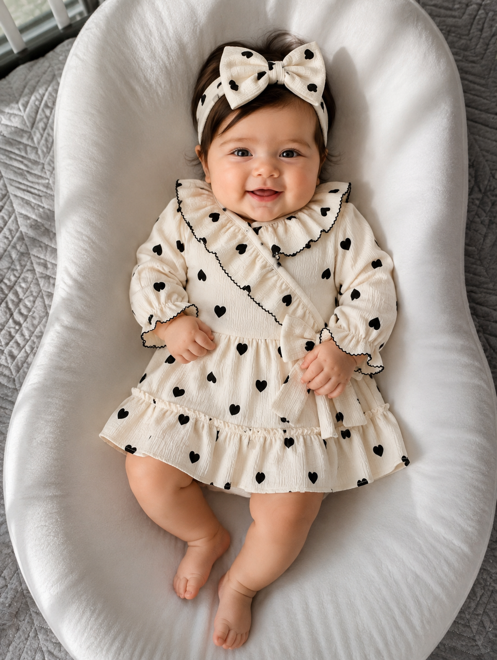 Heart Ruffle Dress