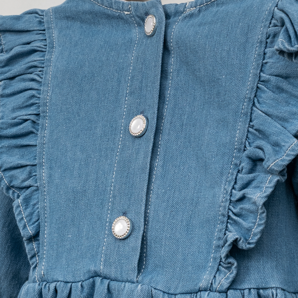 Denim Bow Dress