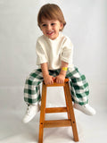Green Gingham Pants
